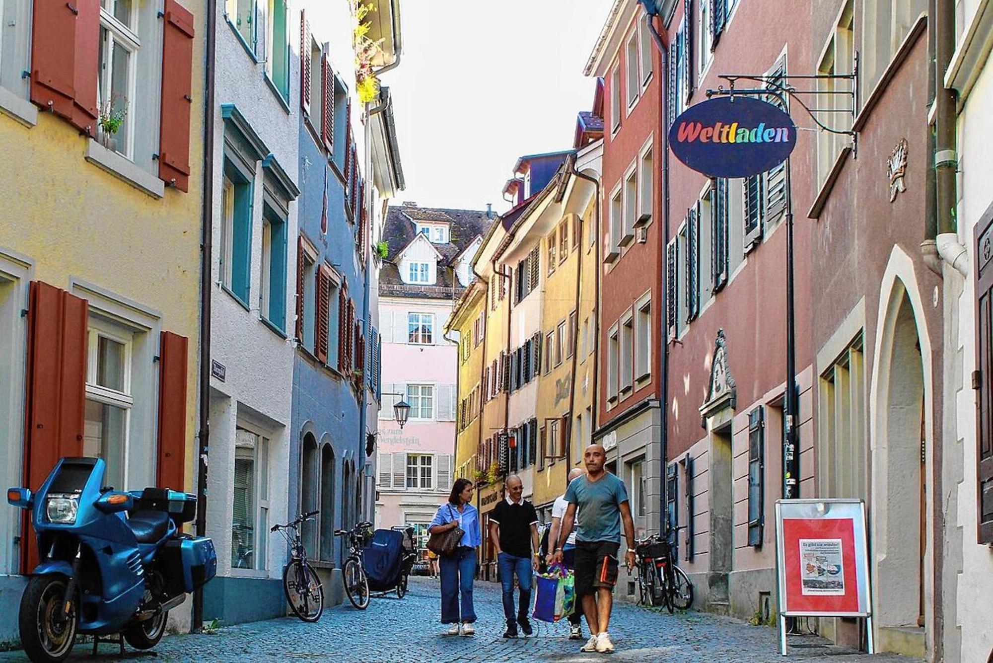 Appartamento Zentrale Wohlfuehloase Inkl Parkplatz - Zum Blauen Schild Costanza Esterno foto
